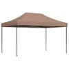 vidaXL Τέντα Εκδηλώσεων Πτυσσόμενη Pop-Up Καφέ 440x292x315 εκ.