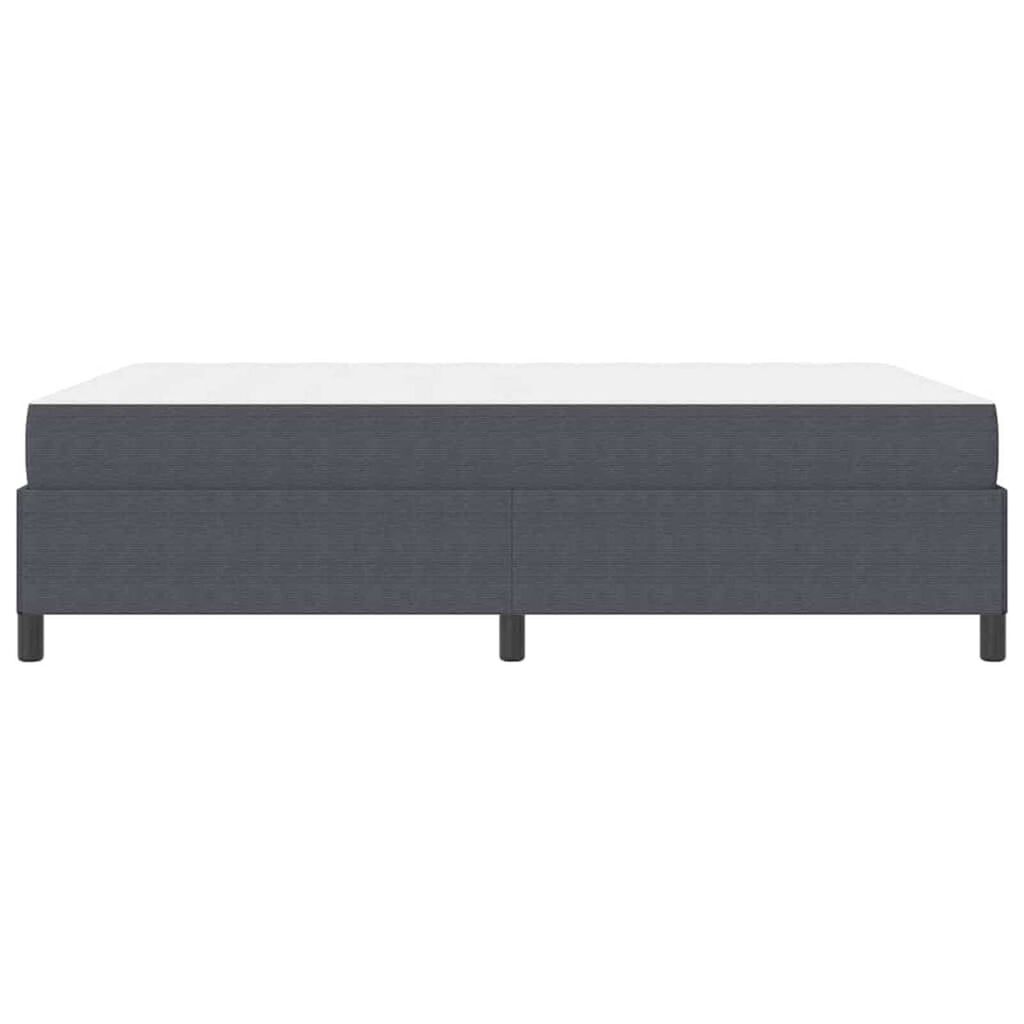 vidaXL Σκελετός Κρεβατιού Άλλο Σκούρο γκρι 140 x 200 cm Βελούδο