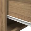 vidaXL Τοίχου κομοδίνο με συρτάρι 2 pcs artisan δρυς 50 x 36 x 30 εκ