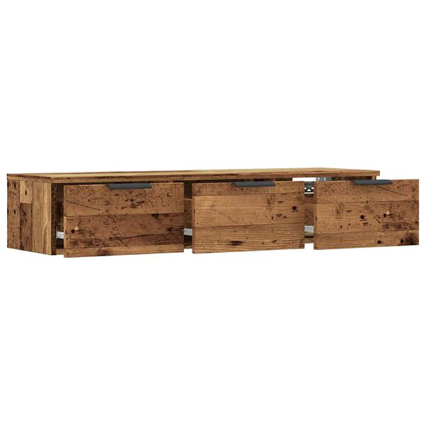 ντουλάπι τοίχου vidaXL Παλιό ξύλο 102x30x20 cm Κατασκευασμένο ξύλο