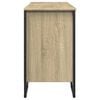 vidaXL Ντουλάπι Νιπτήρα Μπάνιου Sonoma Δρυς 91x35x60 εκ. Επεξ. Ξύλο