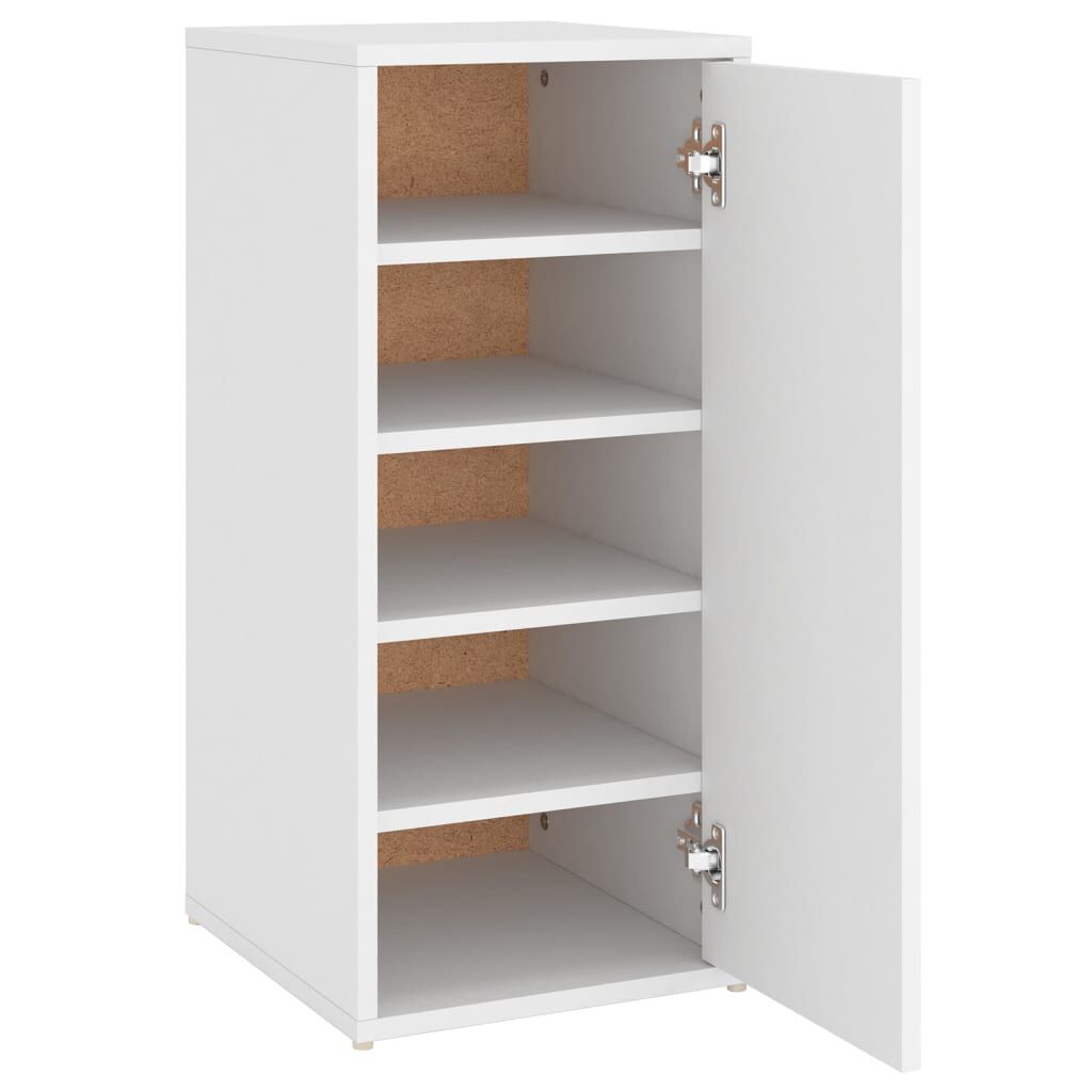 vidaXL Παπουτσοθήκες 2 τεμ. Λευκές 32 x 35 x 70 εκ. από Μοριοσανίδα