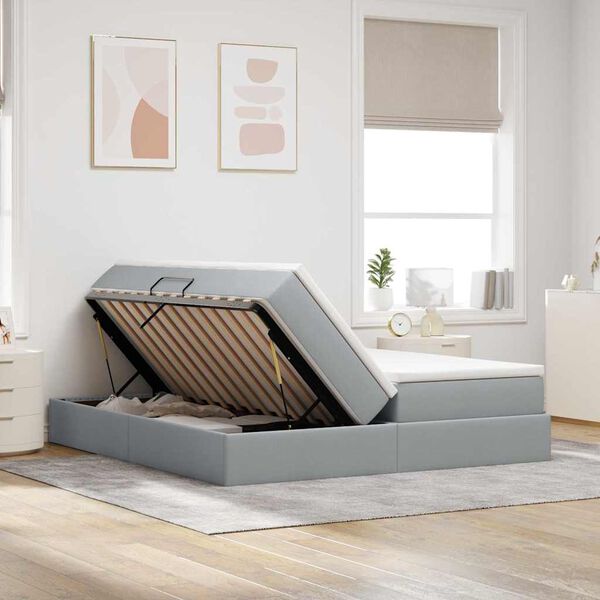 vidaXL &Kappa;&rho;&epsilon;&beta;ά&tau;&iota; &mu;&epsilon; &alpha;&pi;&omicron;&theta;&eta;&kappa;&epsilon;&upsilon;&tau;&iota;&kappa;ό &chi;ώ&rho;&omicron; &kappa;&alpha;&iota; &sigma;&tau;&rho;ώ&mu;&alpha; &mu;&epsilon; &sigma;&tau;&rho;ώ&mu;&alpha; 180 x 200 cm