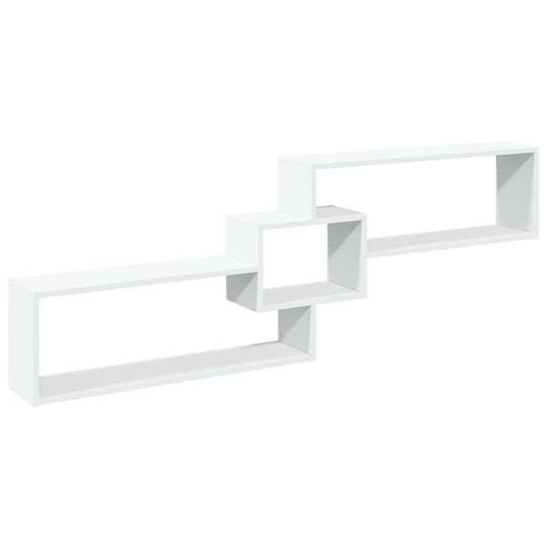 vidaXL Ντουλάπι Τοίχου Λευκό 158x18x53 εκ. από Επεξεργασμένο Ξύλο