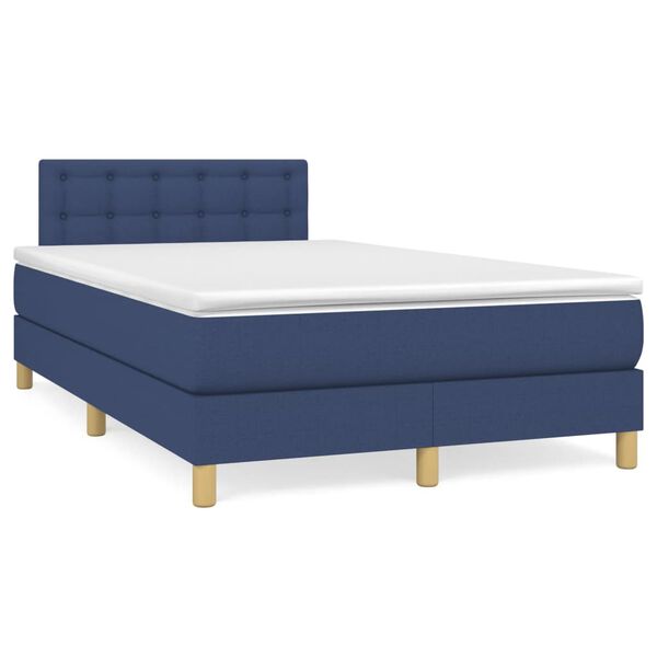 vidaXL &Kappa;&rho;&epsilon;&beta;ά&tau;&iota; Boxspring &mu;&epsilon; &Sigma;&tau;&rho;ώ&mu;&alpha; &Mu;&pi;&lambda;&epsilon; 120x200 &epsilon;&kappa;. &Upsilon;&phi;&alpha;&sigma;&mu;ά&tau;&iota;&nu;&omicron;