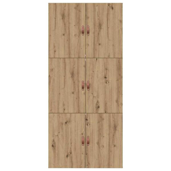 vidaXL Σκελετός Κρεβατιού artisan δρυς 200 x 80 x 31.5 εκ.