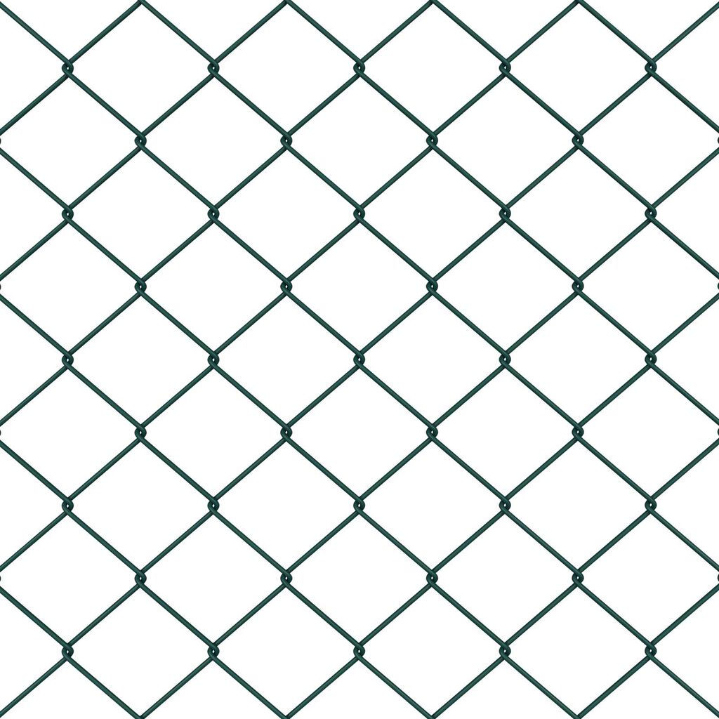 vidaXL Φράχτης Πράσινο 10 x 1.6 m Μέταλλο