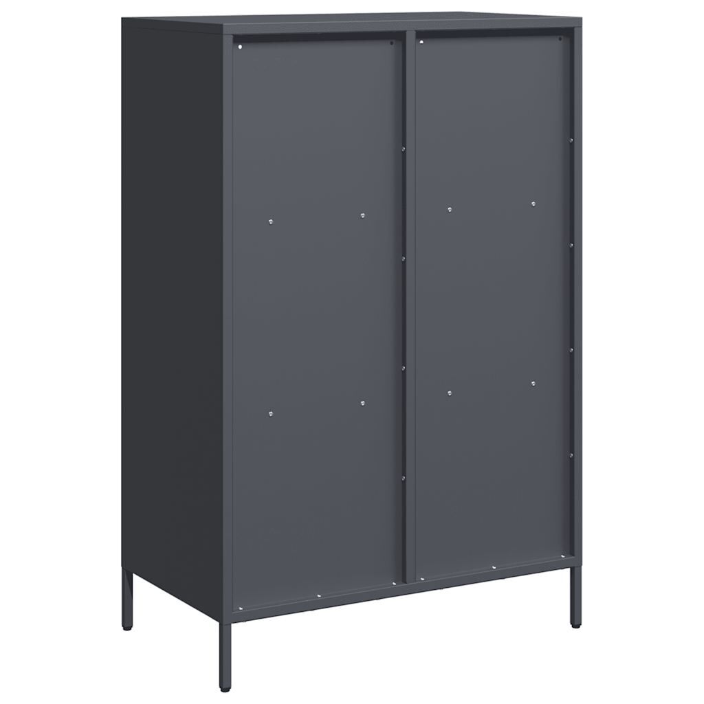 vidaXL Ντουλάπι Ανθρακί 68x39x103,5 εκ. από Χάλυβα