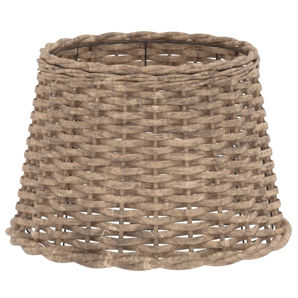vidaXL Καπέλο Φωτιστικού Καφέ Ø40x26 εκ. από Wicker