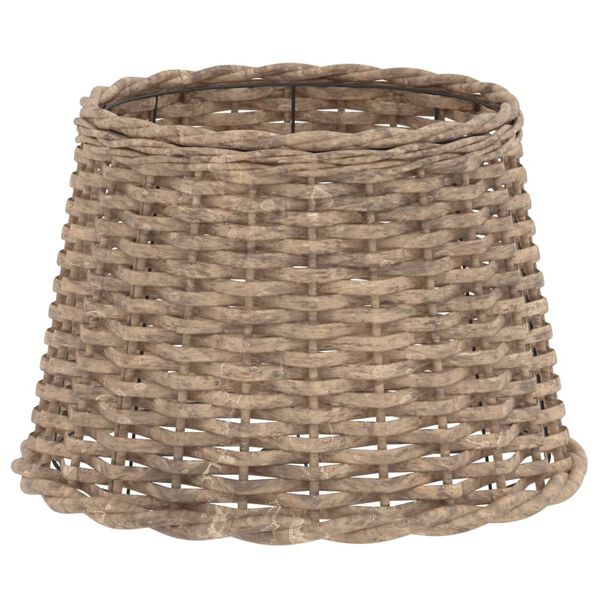 vidaXL Καπέλο Φωτιστικού Καφέ Ø40x26 εκ. από Wicker