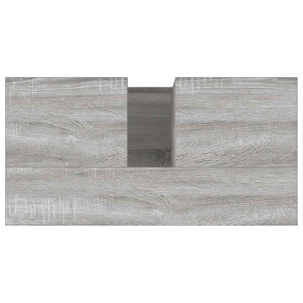 vidaXL Ντουλάπι Μπάνιου Γκρι Sonoma 65x33x60 εκ. Επεξεργασμένο Ξύλο