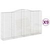 vidaXL &Sigma;&upsilon;&rho;&mu;&alpha;&tau;&omicron;&kappa;&iota;&beta;ώ&tau;&iota;&alpha; &Tau;&omicron;&xi;&omega;&tau;ά 9 &tau;&epsilon;&mu;. 400x50x220/240 &epsilon;&kappa;. &Gamma;&alpha;&lambda;&beta;&alpha;&nu;. &Sigma;ί&delta;&epsilon;&rho;&omicron;