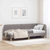 vidaXL Κρεβάτι Γωνίας με κεφαλάρι Taupe 80 x 200 cm ύφασμα