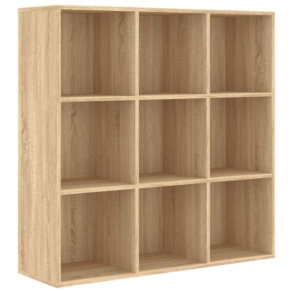 vidaXL Βιβλιοθήκη Χρώμα Sonoma Δρυς 98x29x97,5 εκ. Επεξεργασμένο Ξύλο