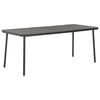 vidaXL Τραπέζι Κήπου Σκούρο Γκρι 180 x 83 x 72 εκ. Ατσάλινο