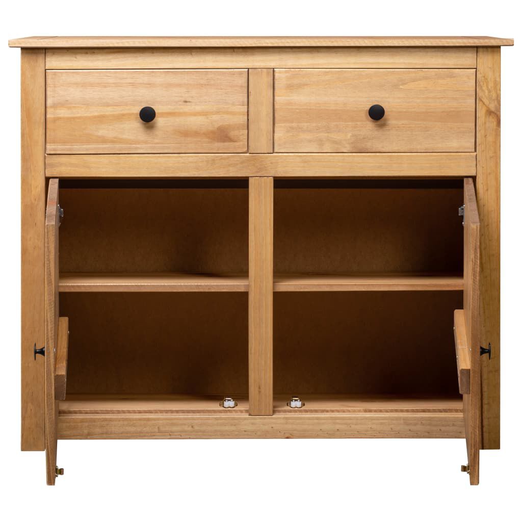 vidaXL Μπουφές 93 x 40 x 80 εκ. από Μασίφ Ξύλο Πεύκου Σειρά Panama