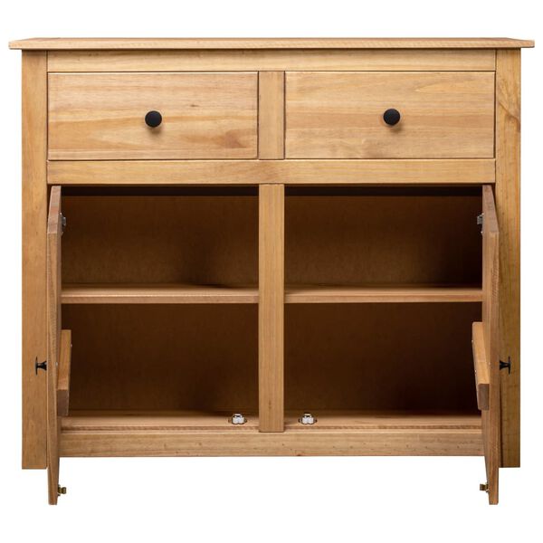 vidaXL Μπουφές 93 x 40 x 80 εκ. από Μασίφ Ξύλο Πεύκου Σειρά Panama