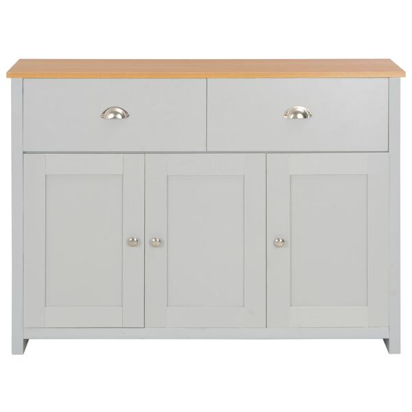 vidaXL Μπουφές Γκρι 112 x 35 x 81 εκ.