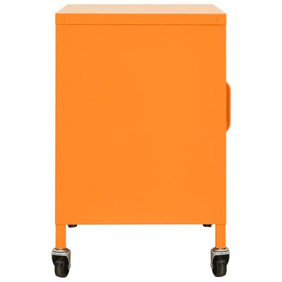 vidaXL Ντουλάπι Αποθήκευσης Πορτοκαλί 60 x 35 x 56 εκ. από Ατσάλι