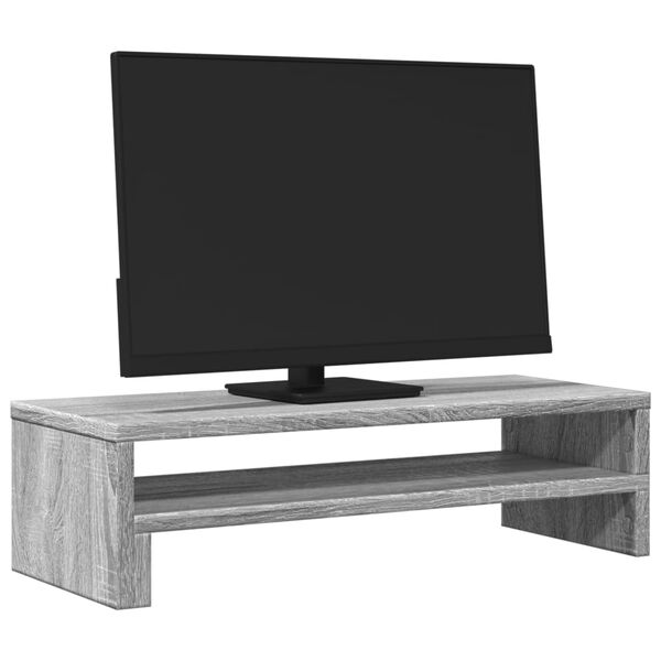 vidaXL Βάση Οθόνης Γκρι Sonoma 54x22x15 εκ. από Επεξεργασμένο Ξύλο