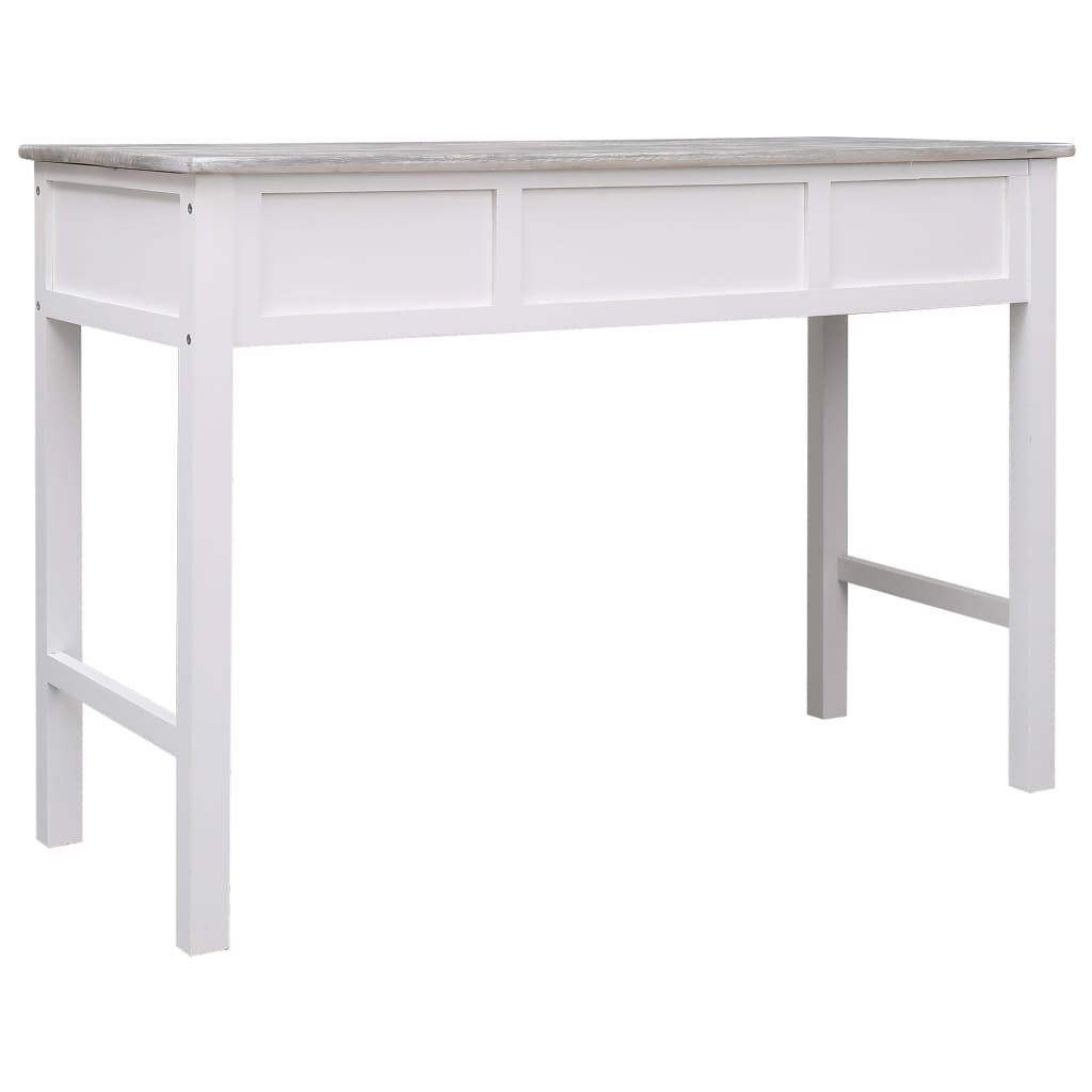 vidaXL Γραφείο Γκρι 110 x 45 x 76 εκ. Ξύλινο
