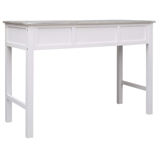 vidaXL Γραφείο Γκρι 110 x 45 x 76 εκ. Ξύλινο