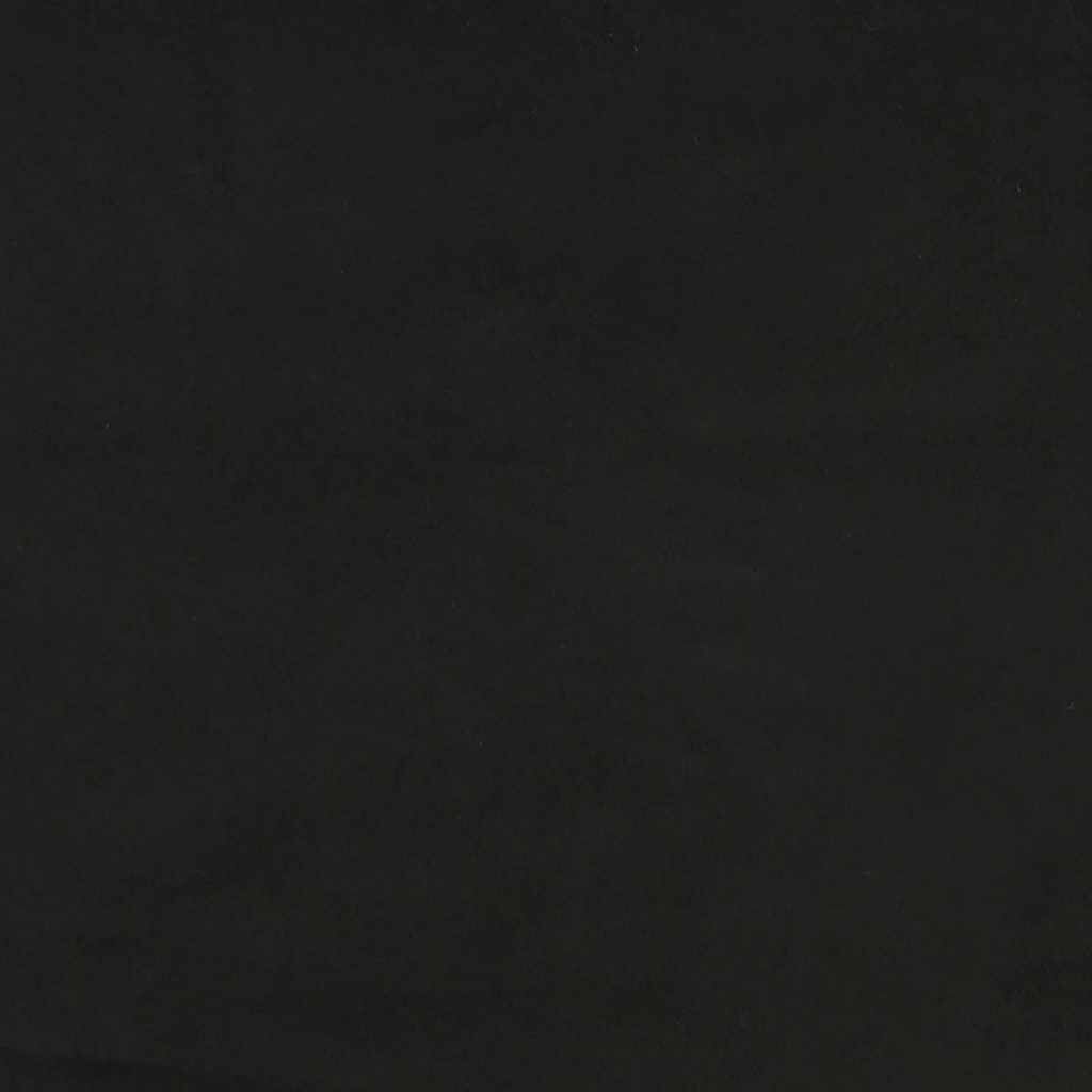 vidaXL Κρεβάτι Boxspring με Στρώμα & LED Μαύρο 120x190 εκ. Βελούδινο
