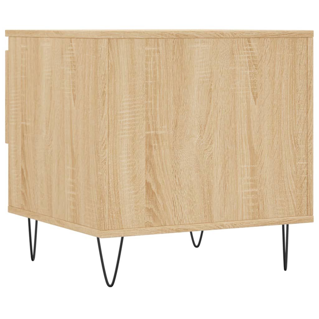 vidaXL Τραπέζια Σαλονιού 2 τεμ. Sonoma Δρυς 50x46x50 εκ. Επεξεργ. Ξύλο