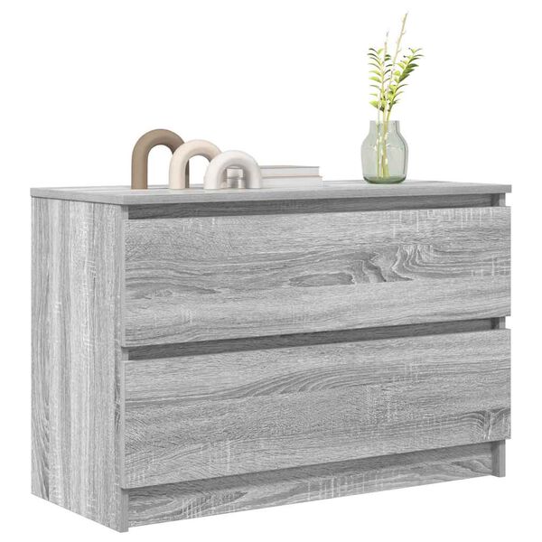 vidaXL Έπιπλο Τηλεόρασης Γκρι Sonoma 80x35x54 εκ. από Επεξεργ. Ξύλο
