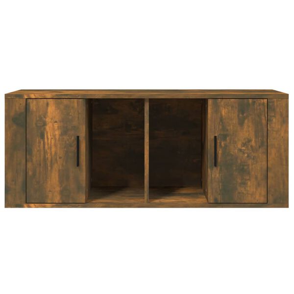 vidaXL Έπιπλο Τηλεόρασης Καπνιστή Δρυς 100x35x40 εκ. Επεξ. Ξύλο