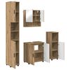 vidaXL &Sigma;&epsilon;&tau; &Epsilon;&pi;ί&pi;&lambda;&omega;&nu; &Mu;&pi;ά&nu;&iota;&omicron;&upsilon; 4 &tau;&mu;&chi;. Artisan Oak 61 x 35 x 64 &epsilon;&kappa;.