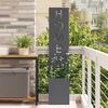vidaXL Οθόνη Ιδιωτικότητας Κήπου Ανθρακί 32 x 140 εκ.