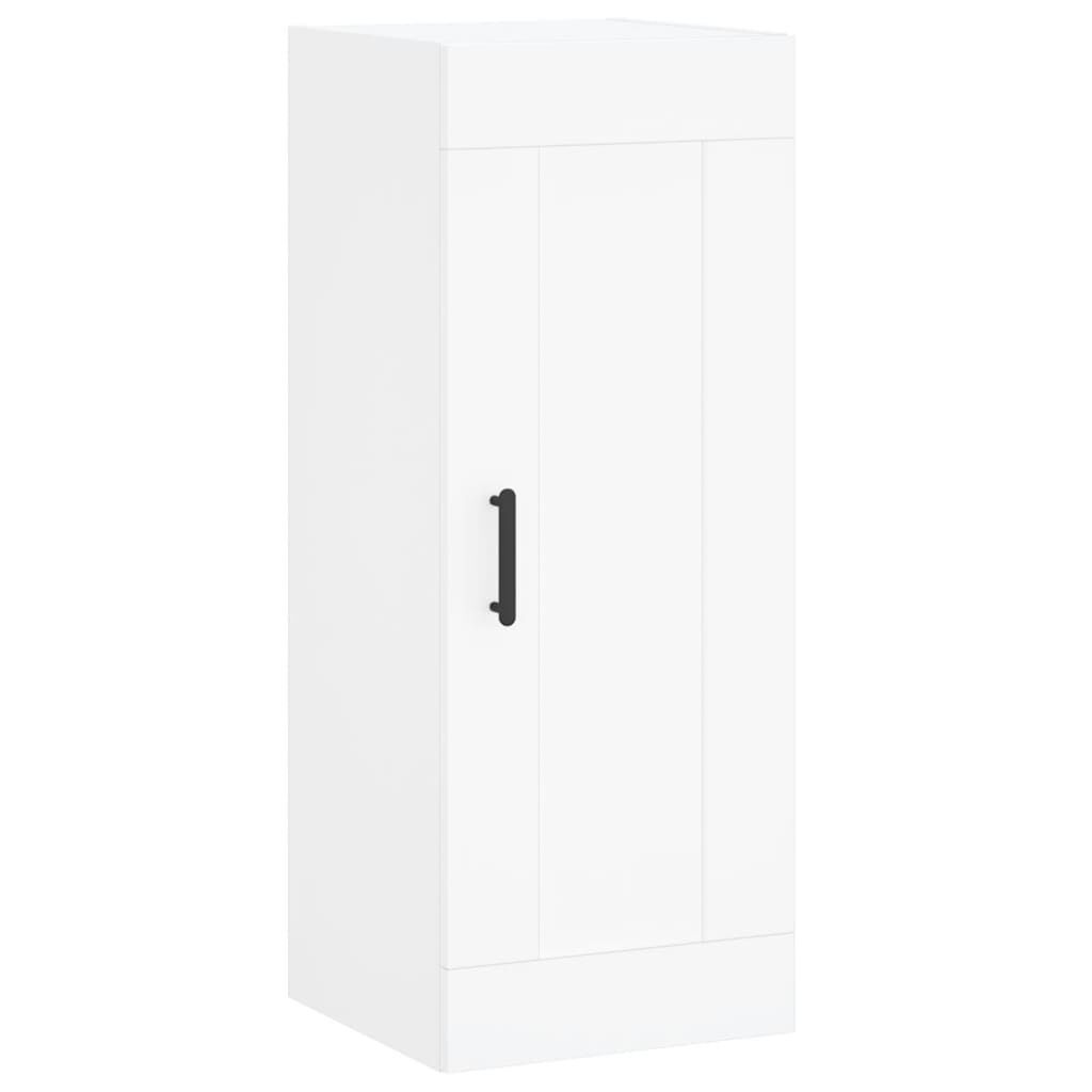 vidaXL Ντουλάπι Λευκό 34,5 x 34 x 180 εκ. από Επεξεργασμένο Ξύλο
