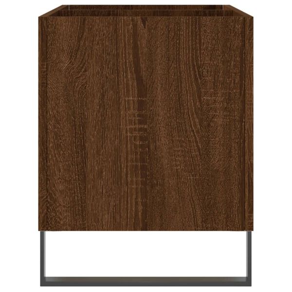 vidaXL Δισκοθήκη Καφέ Δρυς 74,5 x 38 x 48 εκ. από Επεξεργασμένο Ξύλο