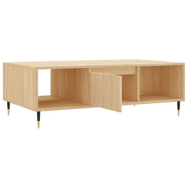 vidaXL Τραπεζάκι Σαλονιού Sonoma Δρυς 104x60x35 εκ. από Επεξεργ. Ξύλο