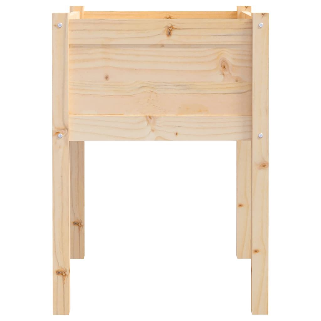 vidaXL Ζαρντινιέρες 2 τεμ. 50 x 50 x 70 εκ. από Μασίφ Ξύλο Πεύκου