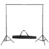 vidaXL Κιτ Φωτογραφικού Στούντιο με Σετ Φώτα, Φόντο & Ανακλαστήρα