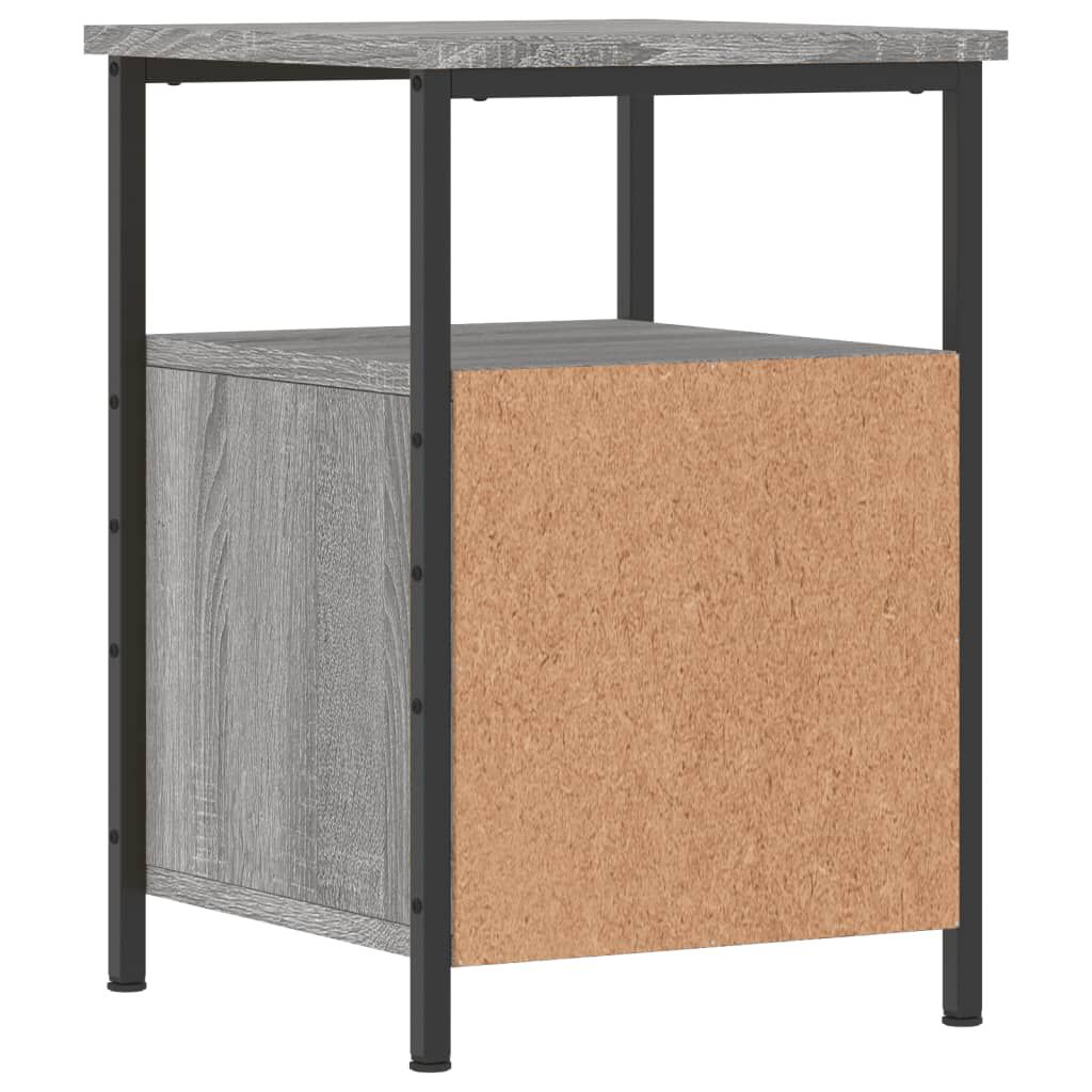 vidaXL Κομοδίνο Γκρι Sonoma 34 x 35,5 x 50 εκ. από Επεξεργασμένο Ξύλο