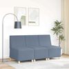vidaXL Μοναδικός Καναπές χωρίς Χερούλια Μπλε 55 x 74 x 82 εκ.