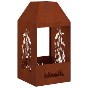 vidaXL &Phi;&omega;&tau;&iota;ά &Sigma;&kappa; rusty 50 x 50 x 100 cm &Alpha;&tau;&sigma;ά&lambda;&iota; &Sigma;&kappa;&lambda;&eta;&rho;&upsilon;&theta;έ&nu; &sigma;&tau;&omicron;&nu; &Alpha;έ&rho;&alpha;