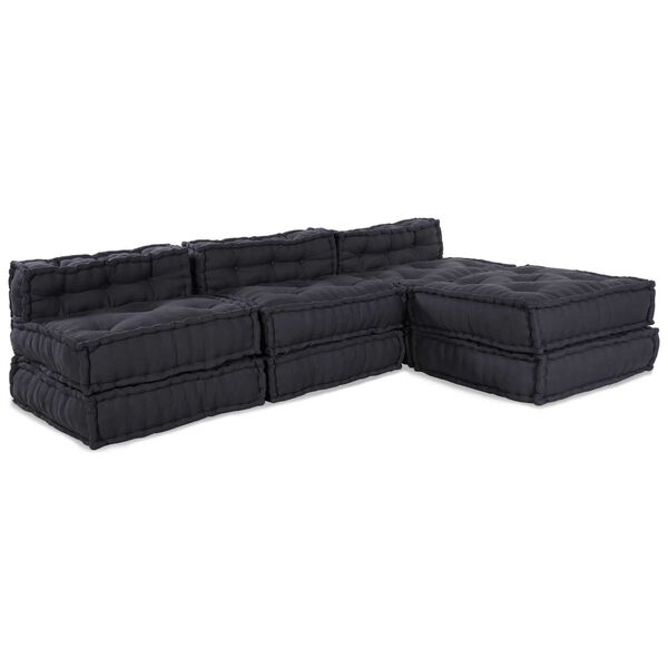 vidaXL Μαξιλάρι 4 pcs Ανθρακί 70 x 70 x 54 εκ Πολυεστέρας
