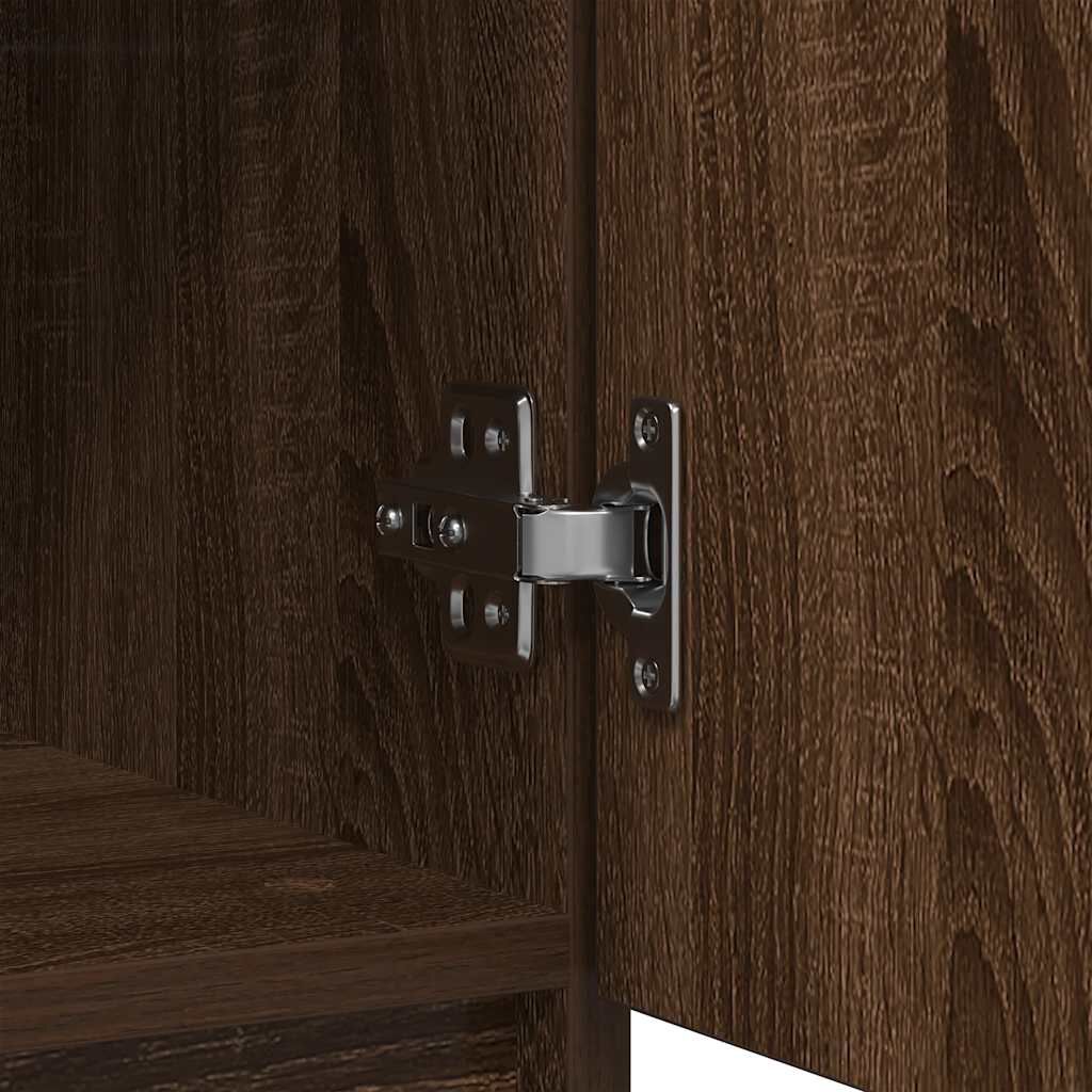 vidaXL Συρταριέρα με Συρτάρια καφέ δρυς 71x35x65 εκ. Επεξ. Ξύλο