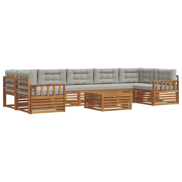 vidaXL &Sigma;&epsilon;&iota;&rho;ά &Kappa;&alpha;&nu;&alpha;&pi;έ &Epsilon;&xi;&omega;&tau;&epsilon;&rho;&iota;&kappa;&omicron;ύ 8 pcs &Phi;&upsilon;&sigma;&iota;&kappa;ό &kappa;&alpha;&iota; &Alpha;&nu;&omicron;&iota;&chi;&tau;ό &Gamma;&kappa;&rho;&iota;