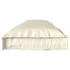 vidaXL Σετ Μαξιλαριών Πάγου 2 pcs Κρεμ 150 x 40 x 8 εκ. Ύφασμα Oxford
