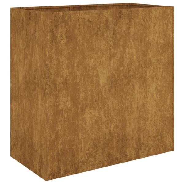 vidaXL Ζαρντινιέρα 80x40x80 εκ. από Ατσάλι Σκληρυθέν στον Αέρα