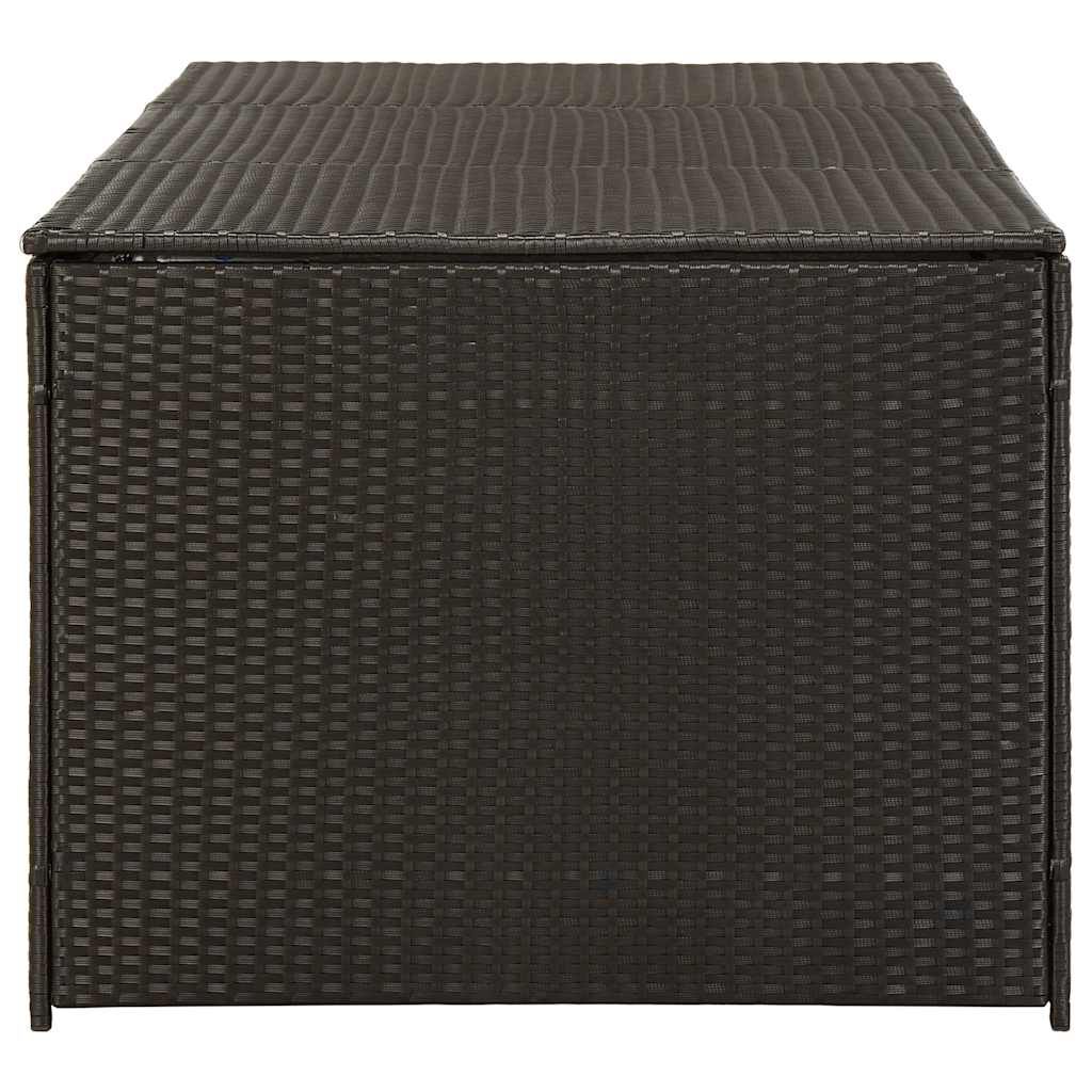 vidaXL Κουτί Αποθήκευσης Κήπου Καφέ 180x90x70 εκ. από Συνθετικό Ρατάν