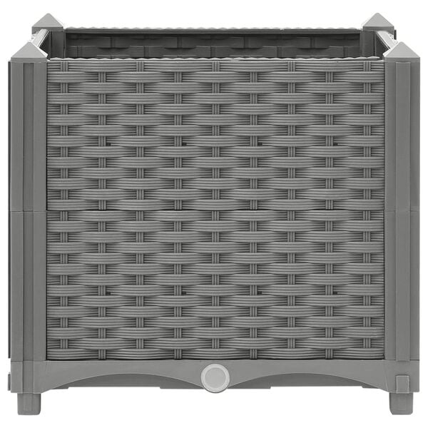 vidaXL Ζαρντινιέρα 40 x 40 x 38 εκ. από Πολυπροπυλένιο