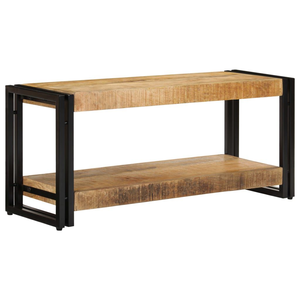 vidaXL Έπιπλο Τηλεόρασης 90 x 30 x 40 εκ. από Μασίφ Ξύλο Μάνγκο