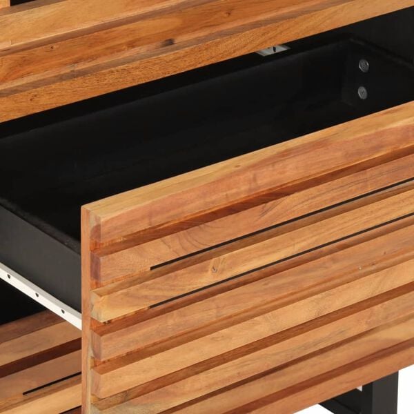 vidaXL Ντουλάπια 3 Τεμ. 60 x 34 x 75 εκ. από Μασίφ Ξύλο Ακακίας