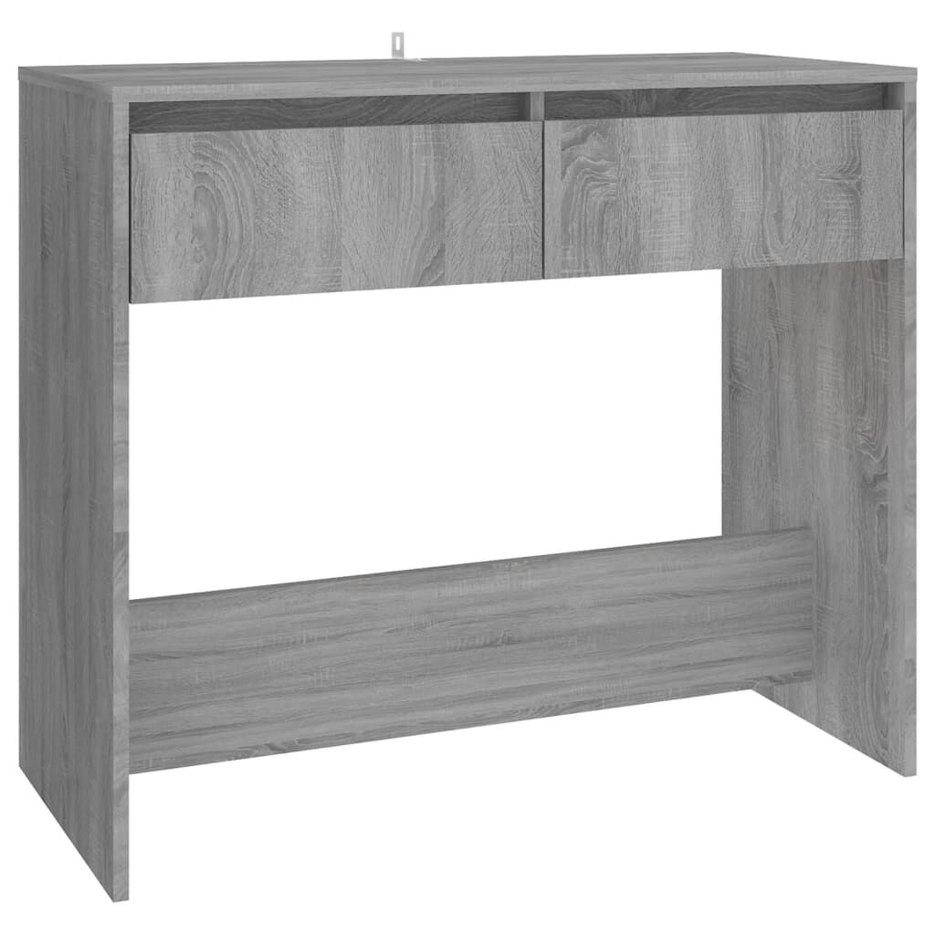 vidaXL Τραπέζι Κονσόλα Γκρι Sonoma 89x41x76,5 εκ. Επεξεργασμένο Ξύλο
